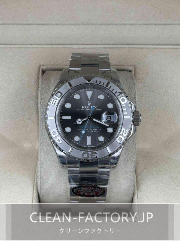 クリーンファクトリー ロレックス ヨットマスター126622 40mm ロレジウムダイアル プラチナベゼル 904Lステンレス クローンCal.3235ムーブメント