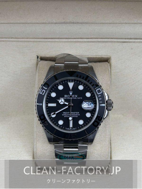 クリーンファクトリー ロレックス ヨットマスター RLXチタン 226627 42mm ブラックダイアル　クローンCal.3235ムーブメント