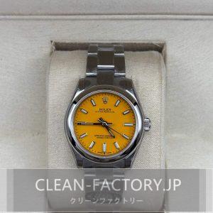 クリーンファクトリー ロレックス オイスターパーペチュアル 277200  31mm　イエローダイアル ドームベゼル　904Lステンレス　クローンCal.2232ムーブメント