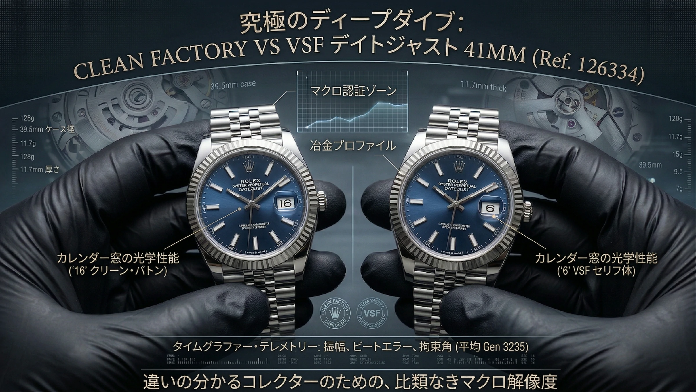 クリーンファクトリー vs VSF デイトジャスト